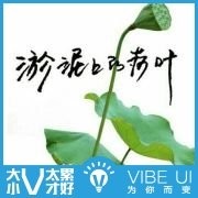 淤泥上的荷叶海报
