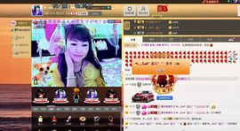 开心蓝儿主播照片