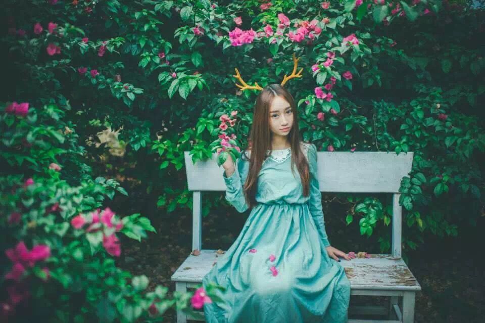 桂林花海景区的主播照片