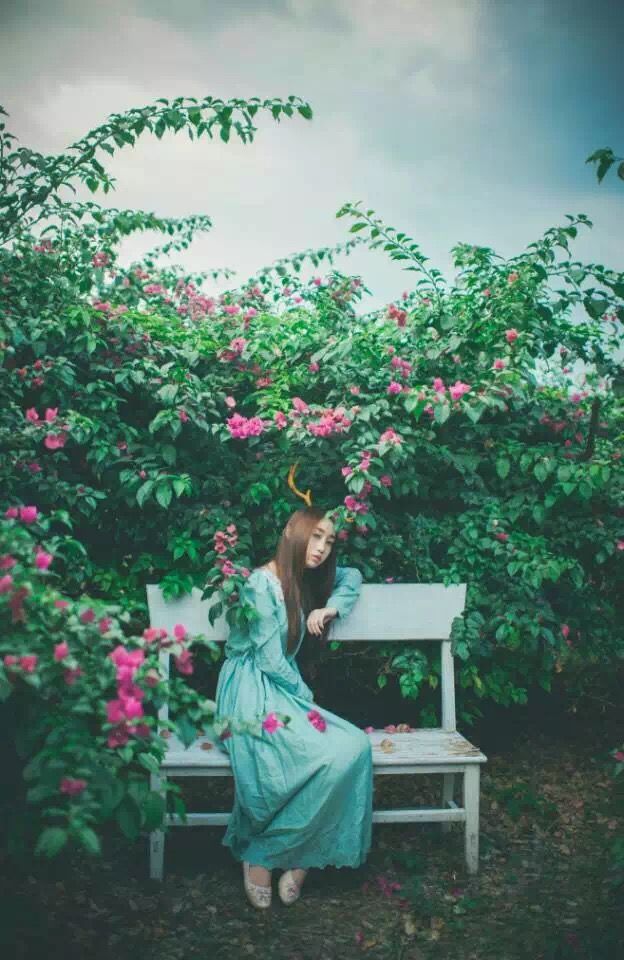 桂林花海景区的主播照片