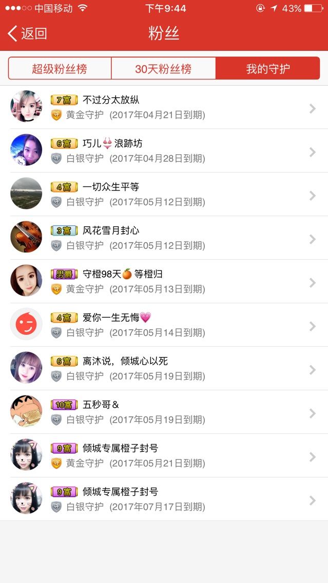 橙子（不忘初心）主播照片