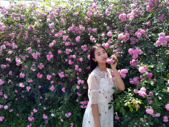 橙子姑娘。主播照片