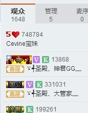 Cevine宝妹主播照片