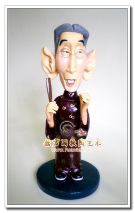 魏君丽雕像艺术主播照片