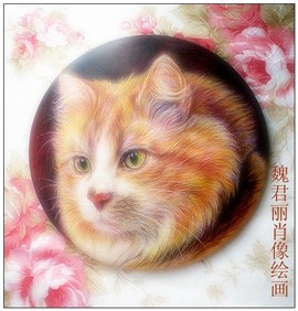 魏君丽雕像艺术主播照片