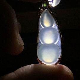 明生翡翠加工镶嵌成品主播照片