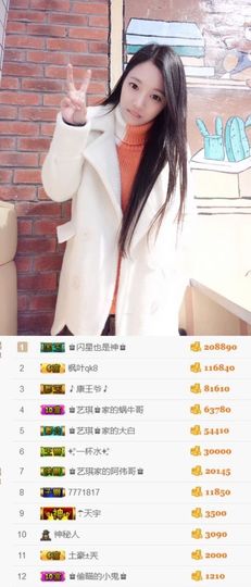 ♚艺琪♚充值代理主播照片