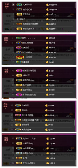 九小九，主播照片