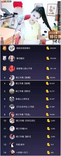 魅丽晴儿主播照片