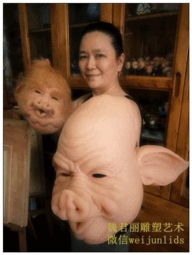 魏君丽雕塑艺术！ww主播照片