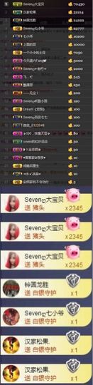 Sevenღ你七七呀主播照片