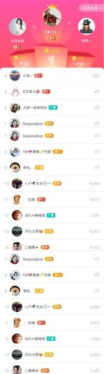 九小九，主播照片