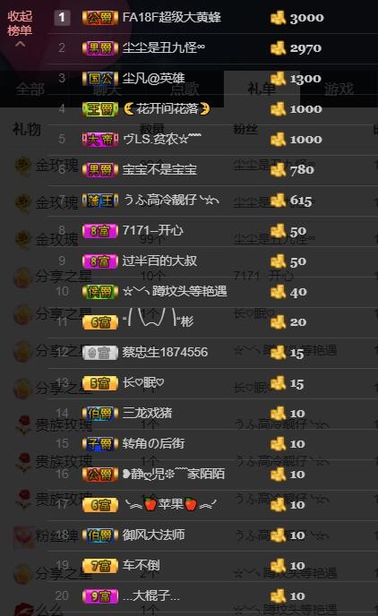 胖尘★つ的主播照片