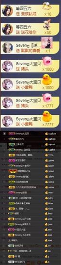 Sevenღ你七七呀主播照片
