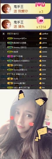 Sevenღ你七七呀主播照片