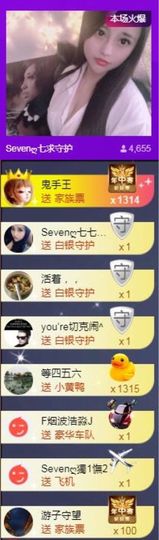 Sevenღ你七七呀主播照片