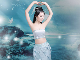 草原达莱湖主播照片