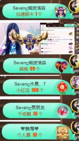 Sevenღ你七七呀主播照片