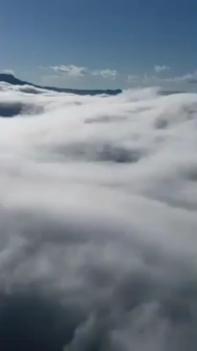 山中的云海美景
