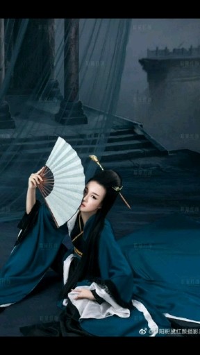 阜阳工笔画写真-阜阳旗袍风写真