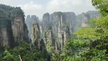 张家界不出门也可看风景