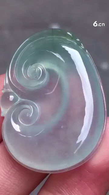 高冰绿如意，水润透色.3580