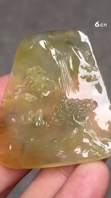 高冰黄山水牌，种老通透3480