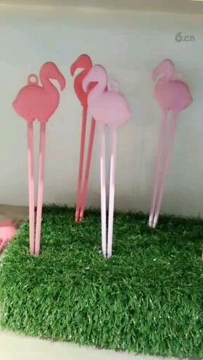 火烈鸟硅胶长筷