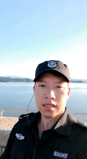 北京保安！密云水库坝上安全巡逻