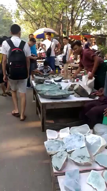 缅甸曼德勒翡翠市场