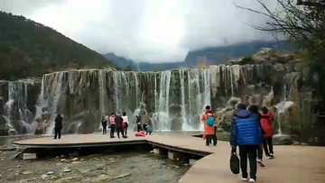 云南蓝月谷的风景