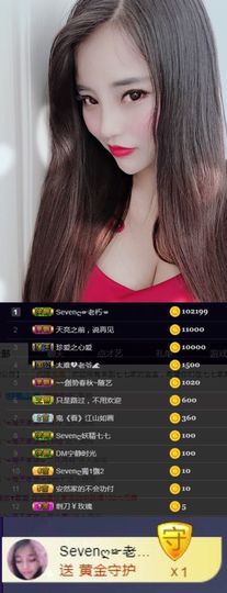 Sevenღ你七七呀主播照片