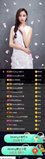 Sevenღ你七七呀主播照片