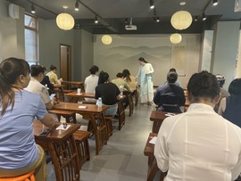 国家茶艺师舒悦主播照片