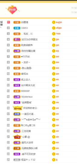 白休息中主播照片