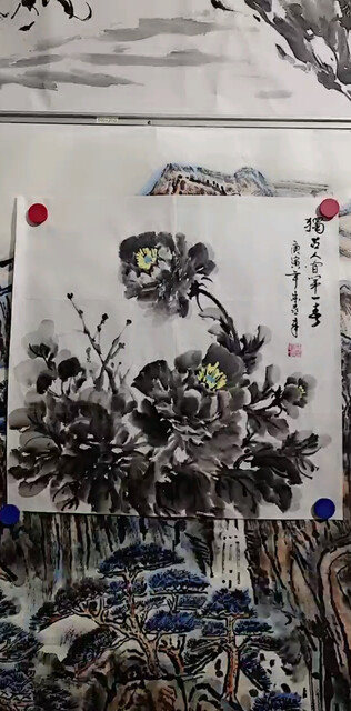 中书协理事宋喜章老师国画作品欣