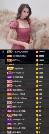 Sevenღ你七七呀主播照片