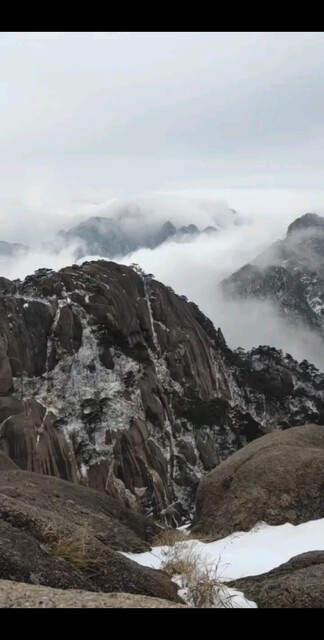 黄山雪景