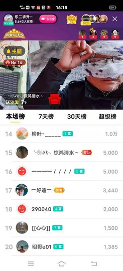 乐感谢家人们支持陪伴主播照片