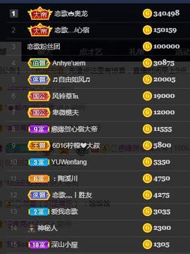 恋歌爱唱歌主播照片