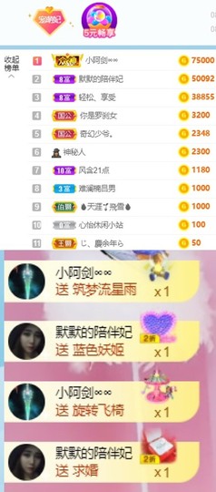 萌妃不甜了主播照片