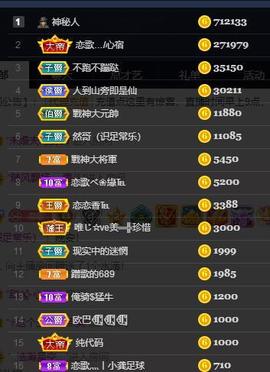 恋歌爱唱歌主播照片