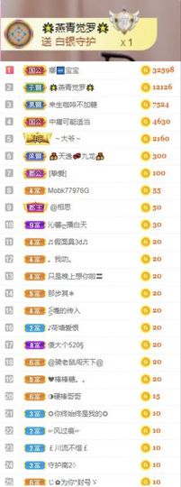 沁馨ღ求百元榜主播照片