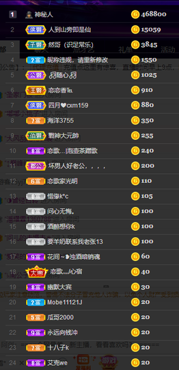 恋歌爱唱歌主播照片