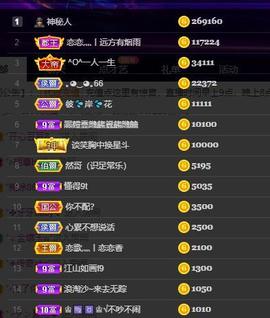 恋歌爱唱歌主播照片