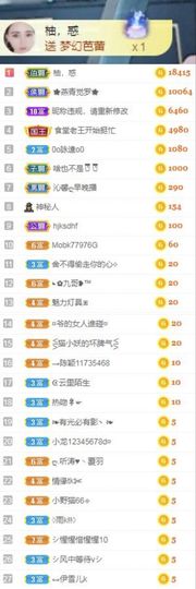 沁馨ღ求百元榜主播照片
