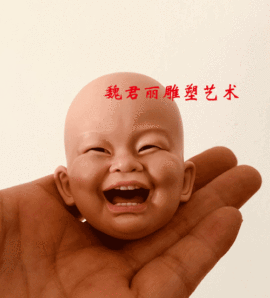 魏君丽雕像艺术主播照片