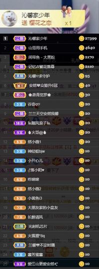 沁馨ღ求百元榜主播照片
