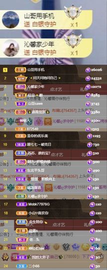 沁馨ღ求百元榜主播照片