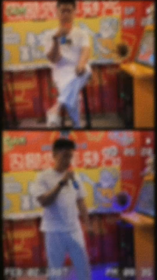 我忘了走音没有。🎤🎤